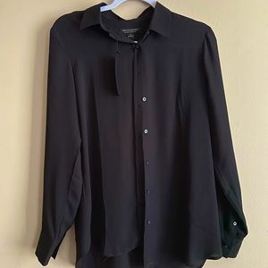NWT Black Button Up from Banana Republic